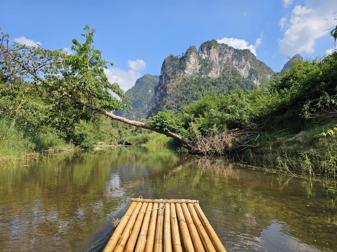 bamboo-rafting-khao-sok